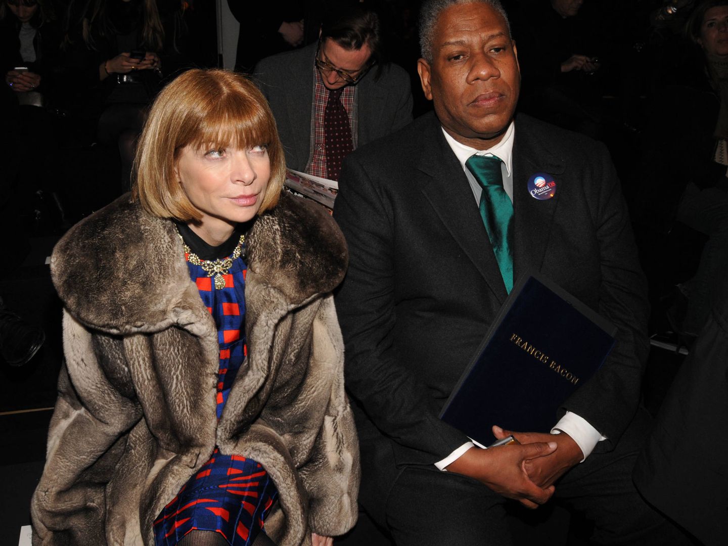 André Leon Talley y Anna Wintour. (Getty)