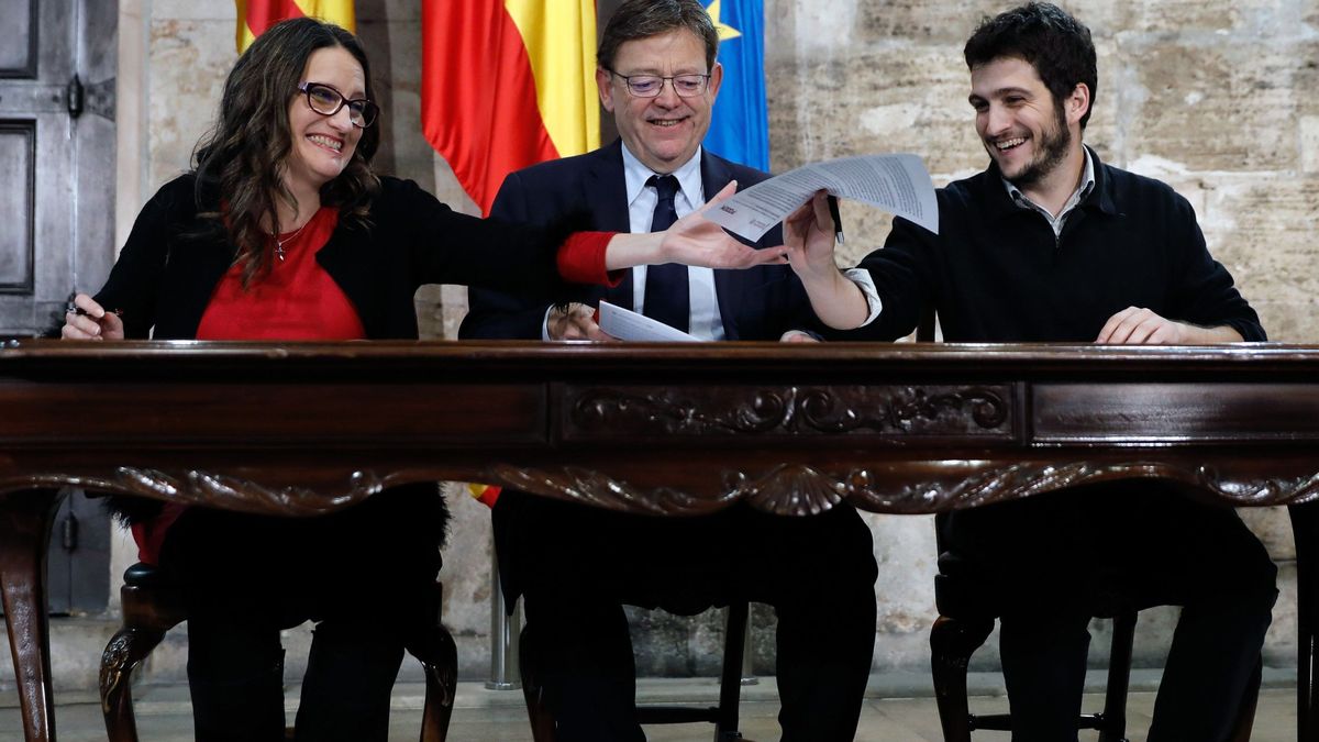 PSPV, Compromís y Podemos pactan las cuentas de 2019 y estabilidad hasta las urnas