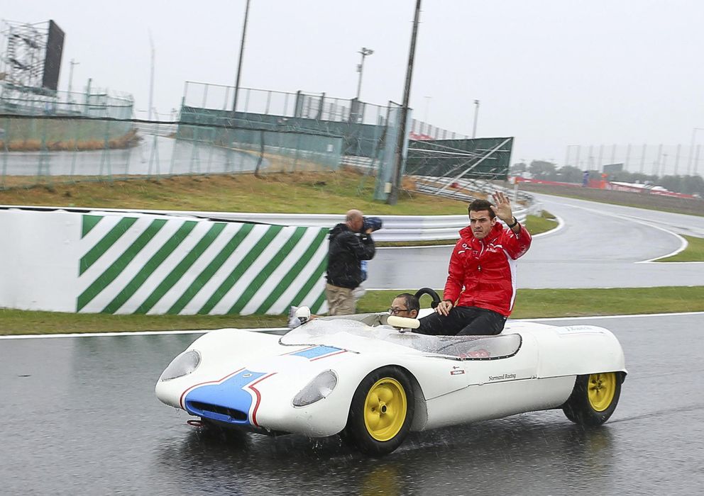 Foto:  Jules Bianchi, antes del Gran Premio de Japón (EFE)