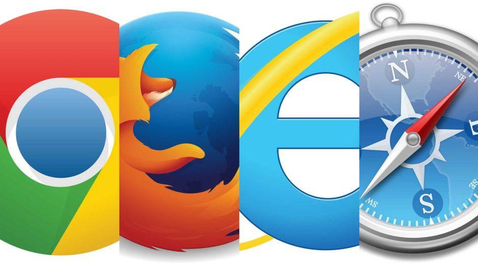 Foto:  Imagen de los navegadores Google Chrome, Mozilla Firefox, Internet Explorer y Safari