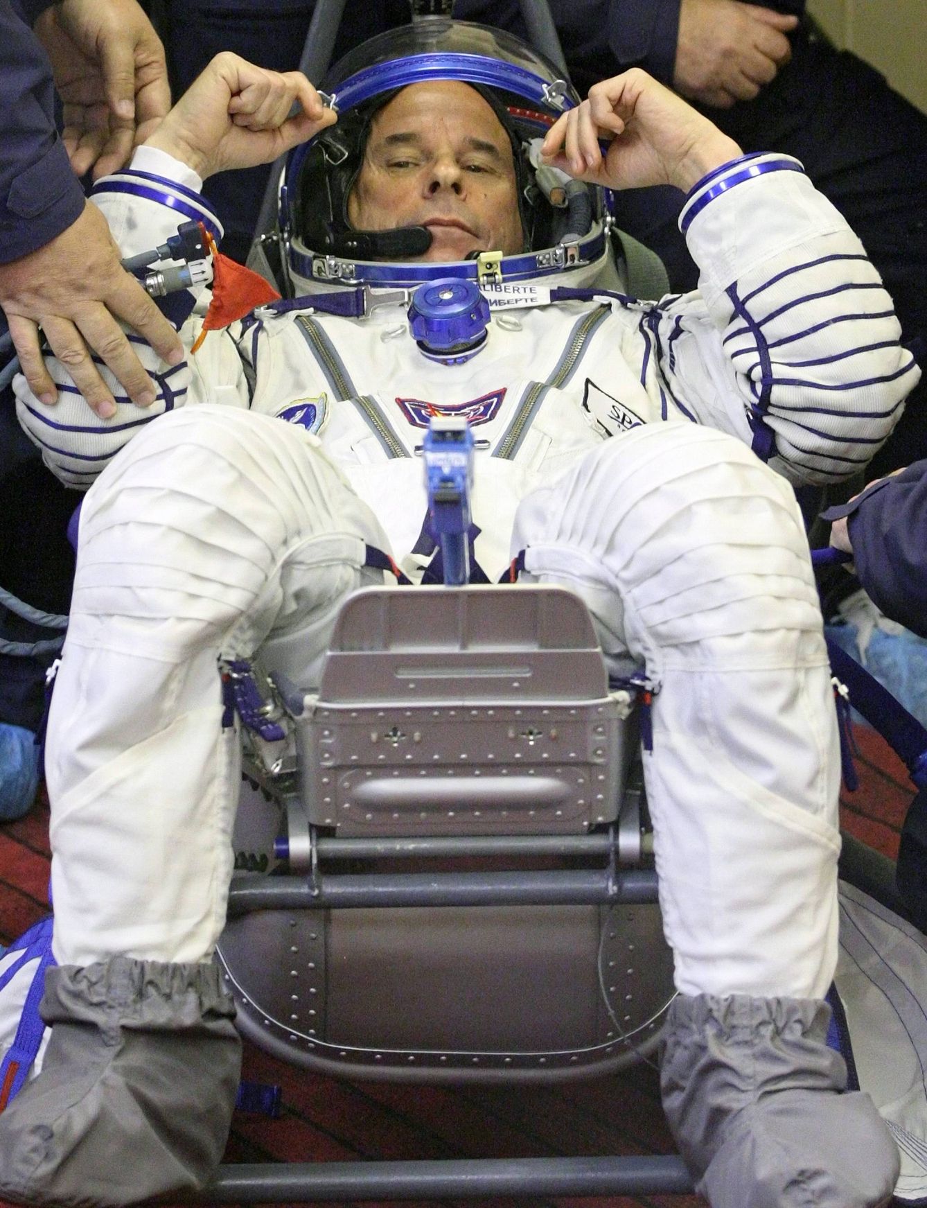 Guy Laliberté en su aventura espacial (EFE)