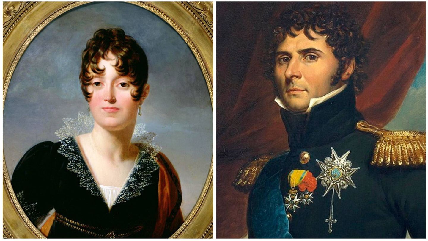 Retratos de Jean Baptiste Jules Bernadotte y Désirée Clary. (Museo Marmottan / Colección Real de Suecia)