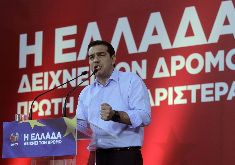 Foto: Acto de campaña de Alexis Tsipras previo a las elecciones del Parlamento Europeo. (Reuters)