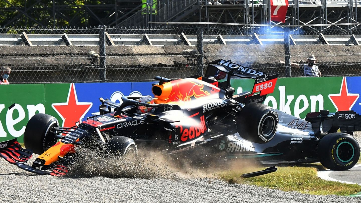 El segundo accidente con Hamilton reafirmó el espíritu del holandés en la pista: antes 'doblado' que 'partío'