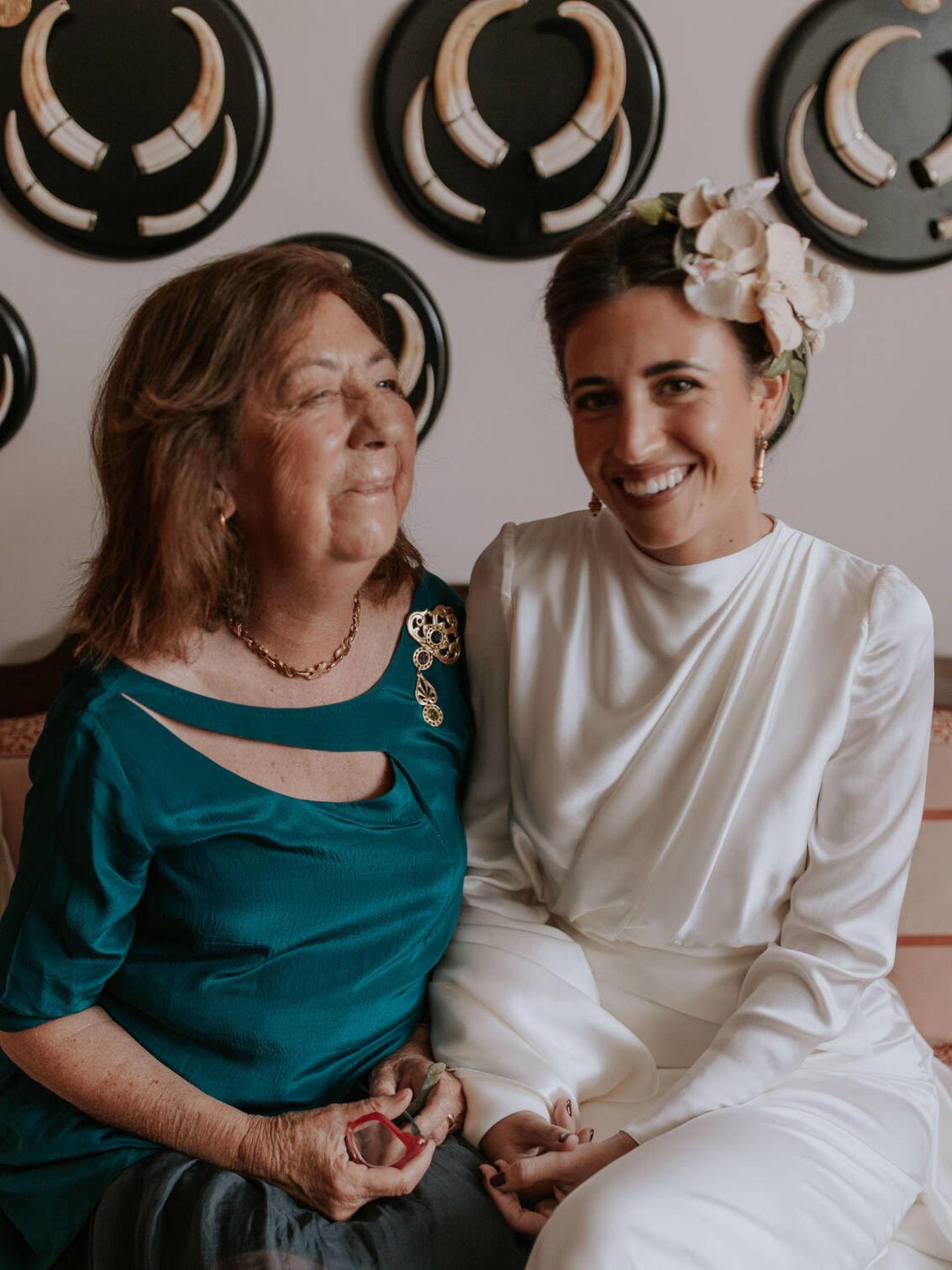 María y su tía Carmen Maza. (Mónica Ortega)