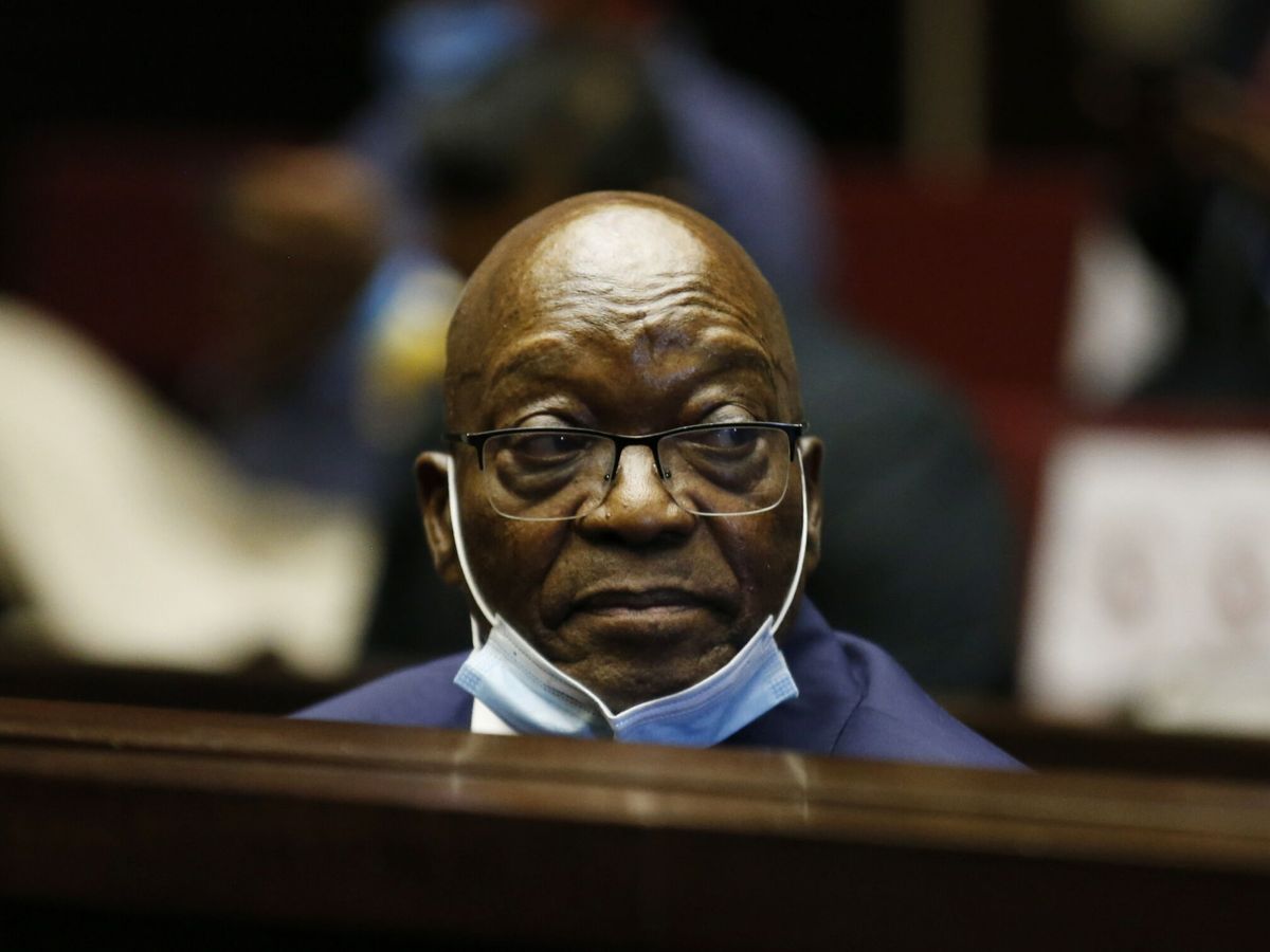 Foto: El expresidente de Sudáfrica Jacob Zuma en la Corte Superior de Pietermaritzburg. (EFE)