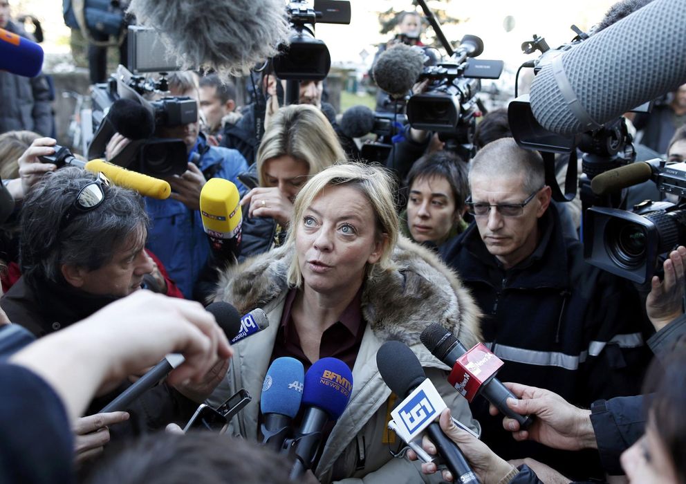 Foto: Sabine Kehmle compareció ante los medios (Reuters).