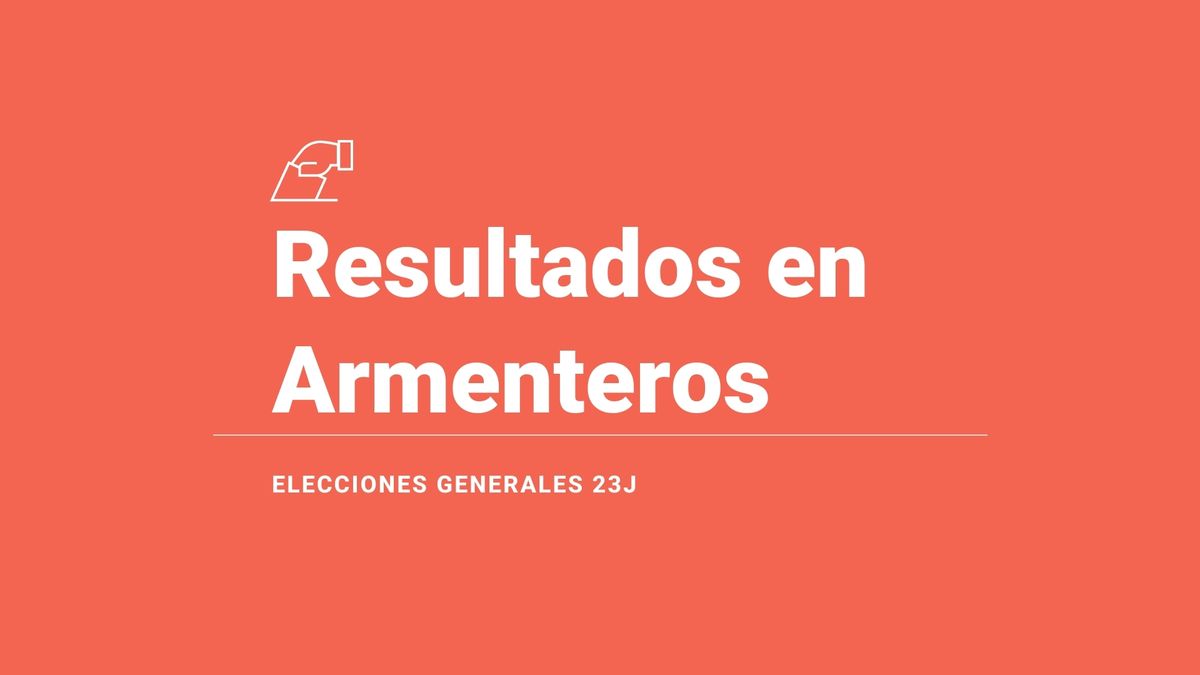 Resultados y ganador en Armenteros de las elecciones 23J: el PP, primera fuerza; seguido de del PSOE y de VOX
