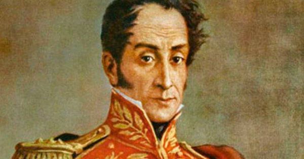 Foto: Clásico retrato de Simón Bolívar.
