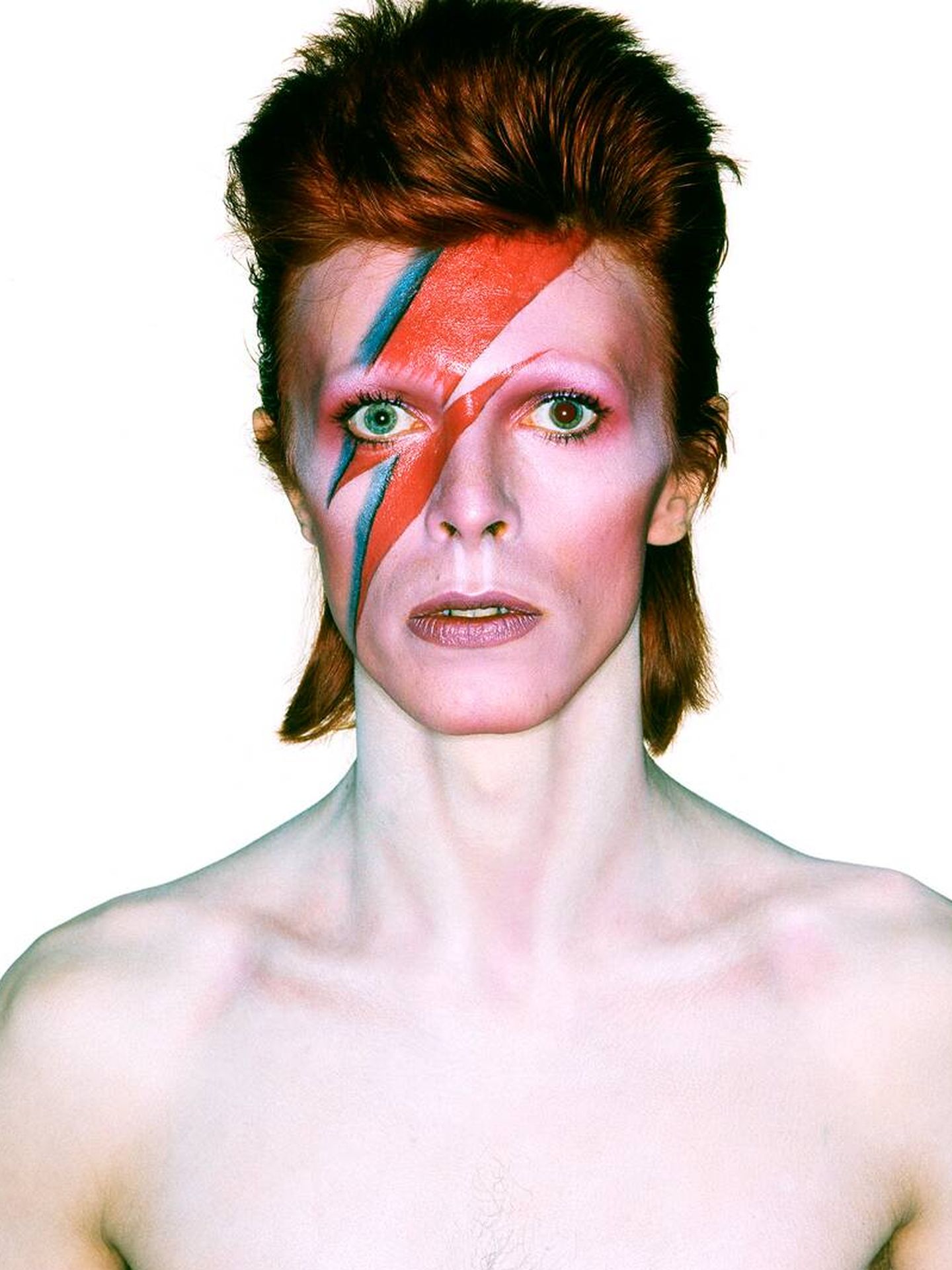 Aladdin Sane ‘Eyes Open’ 1973. (Photo Duffy © Duffy Archive & The David Bowie Archive™)