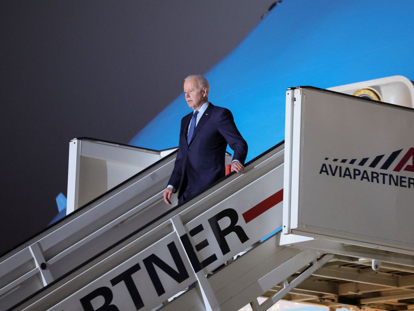 El presidente de Estados Unidos, Joe Biden, llega a Bruselas. (Reuters/Evelyn Hockstein)