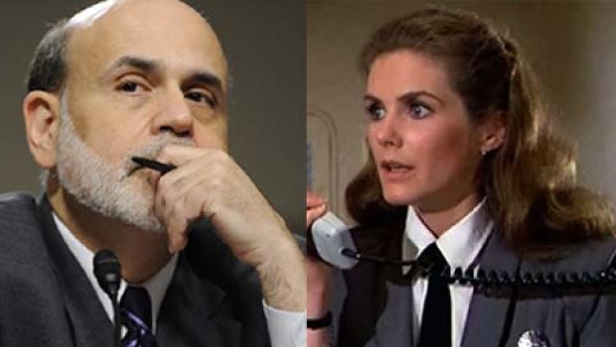 Einhorn "¿Alguien más ha notado el pequeño parecido entre Julia Hagerty y Ben Bernanke?"