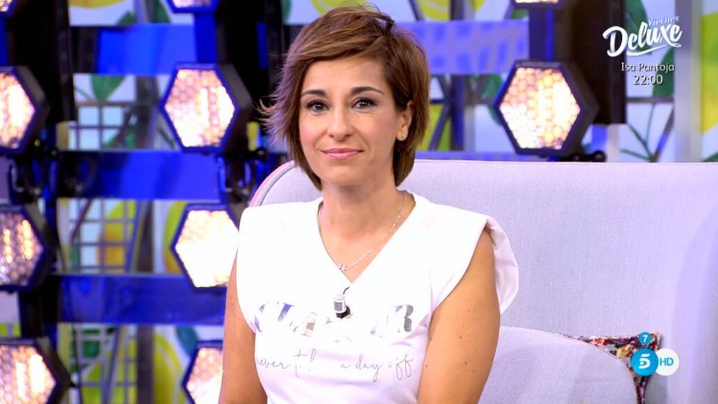 La presentadora Adela González. (Mediaset)
