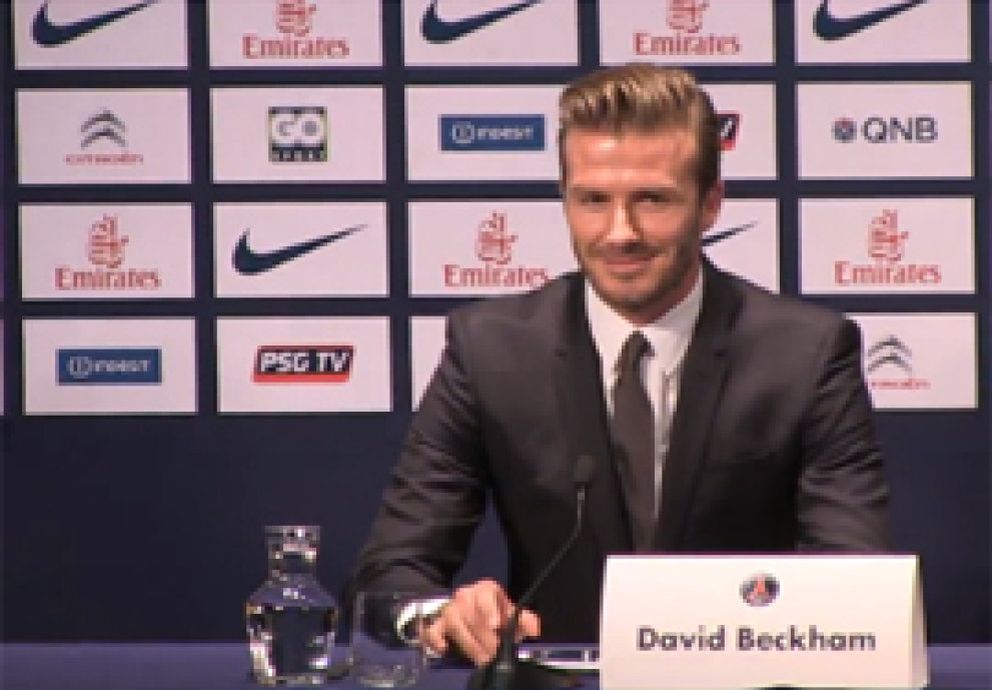 Foto: Beckham ficha por el PSG, donde no cobrará ni un euro por jugar