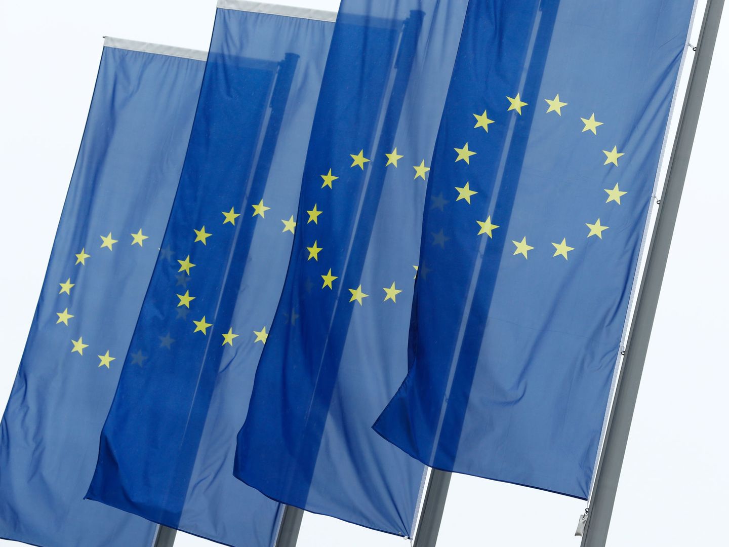 Banderas de la Unión Europea. (Reuters)