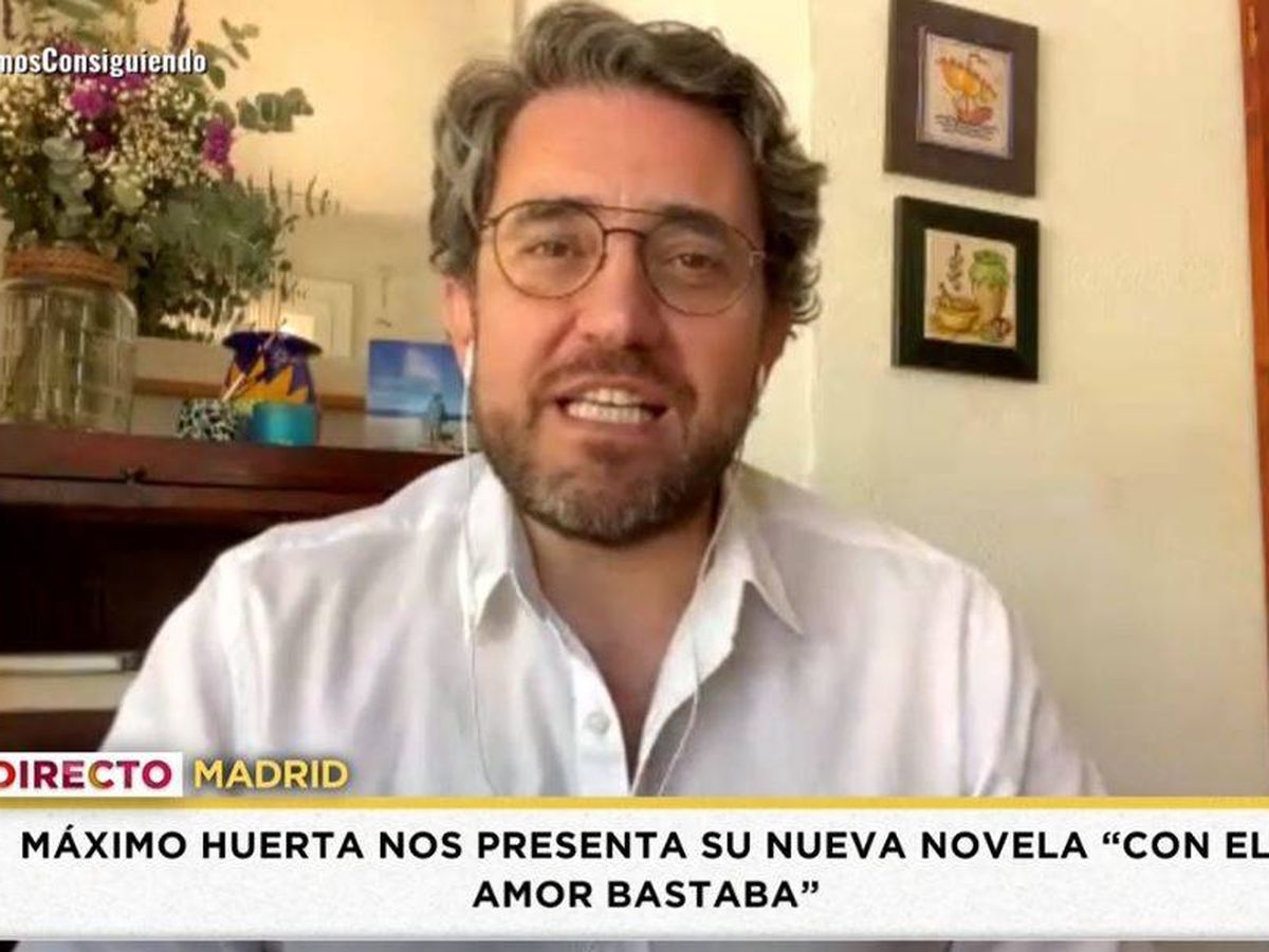 Foto: Máximo Huerta, en 'Socialité'. (Telecinco)
