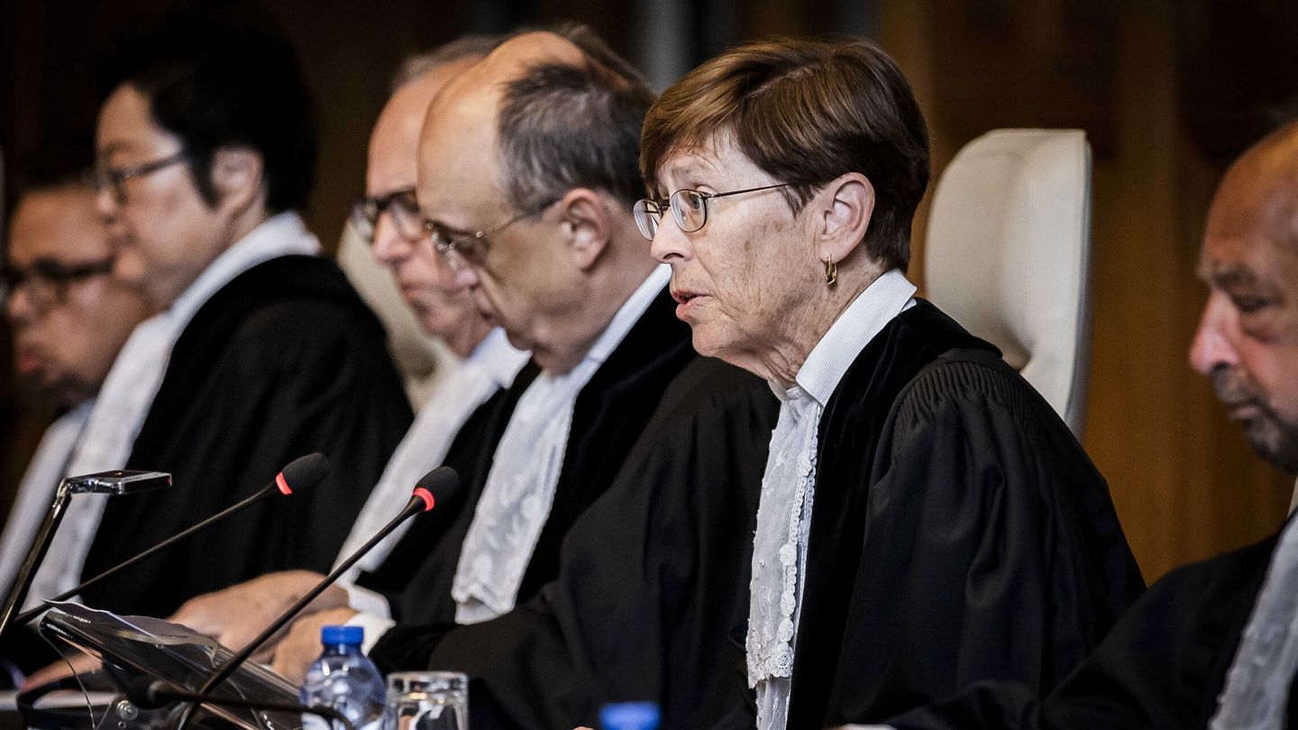 Joan Donoghue, durante la comparecencia de la Corte Internacion de Justicia. (EFE/  REMKO DE WAAL)