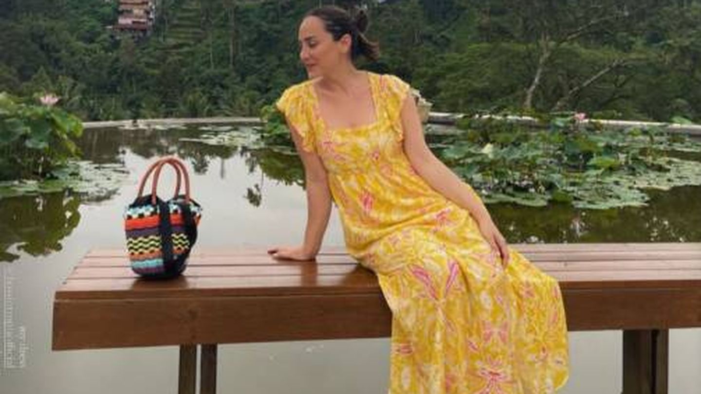Tamara Falcó, posando en Bali. (IG)