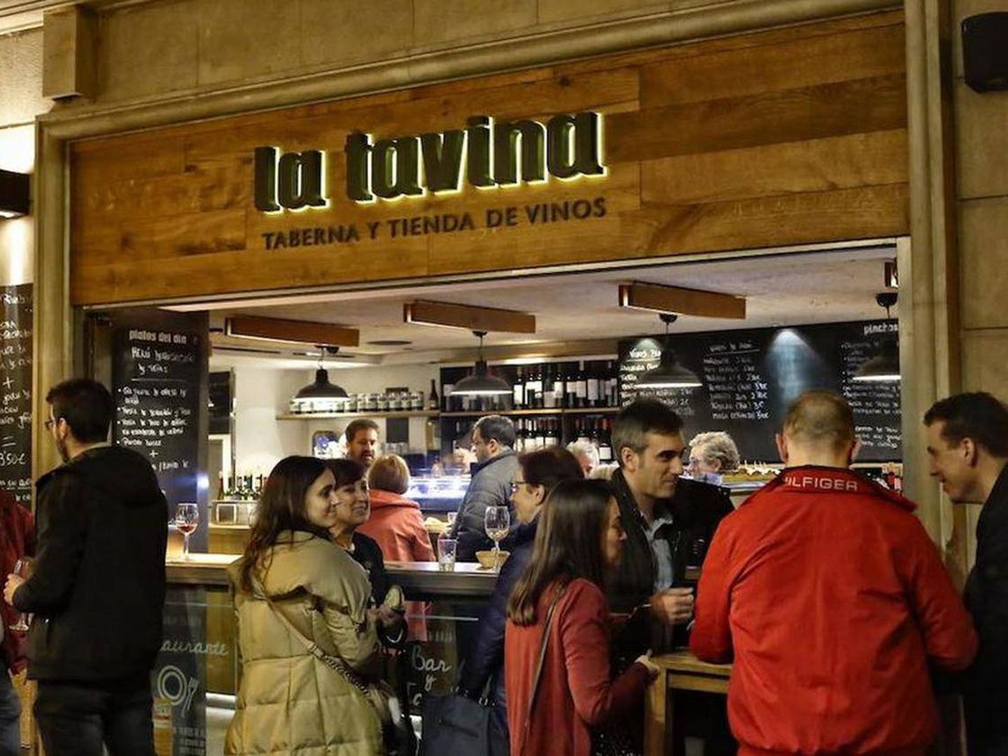 Restaurante La Tavina, en Logroño.