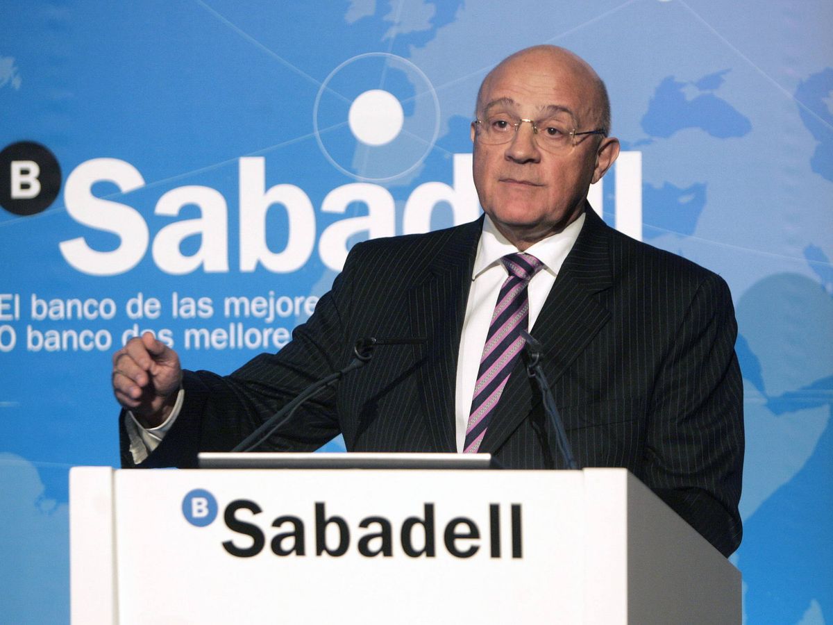 Foto: El presidente del Banco Sabadell, Josep Oliu.