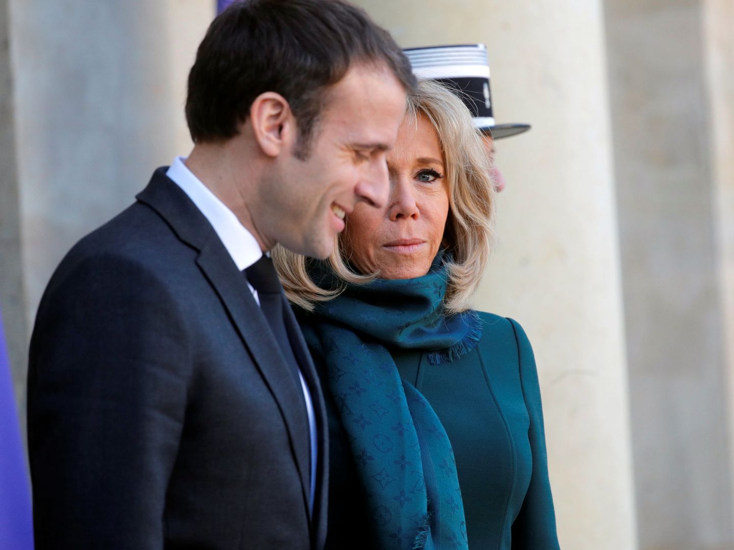 El matrimonio Macron. (Reuters)