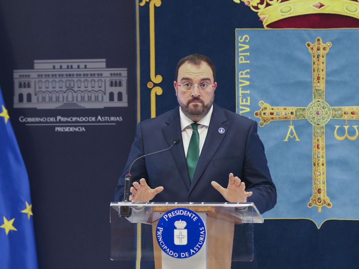 Foto: Adrián Barbón, presidente del Principado de Asturias en funciones. (EFE/J.L. Cerejido)