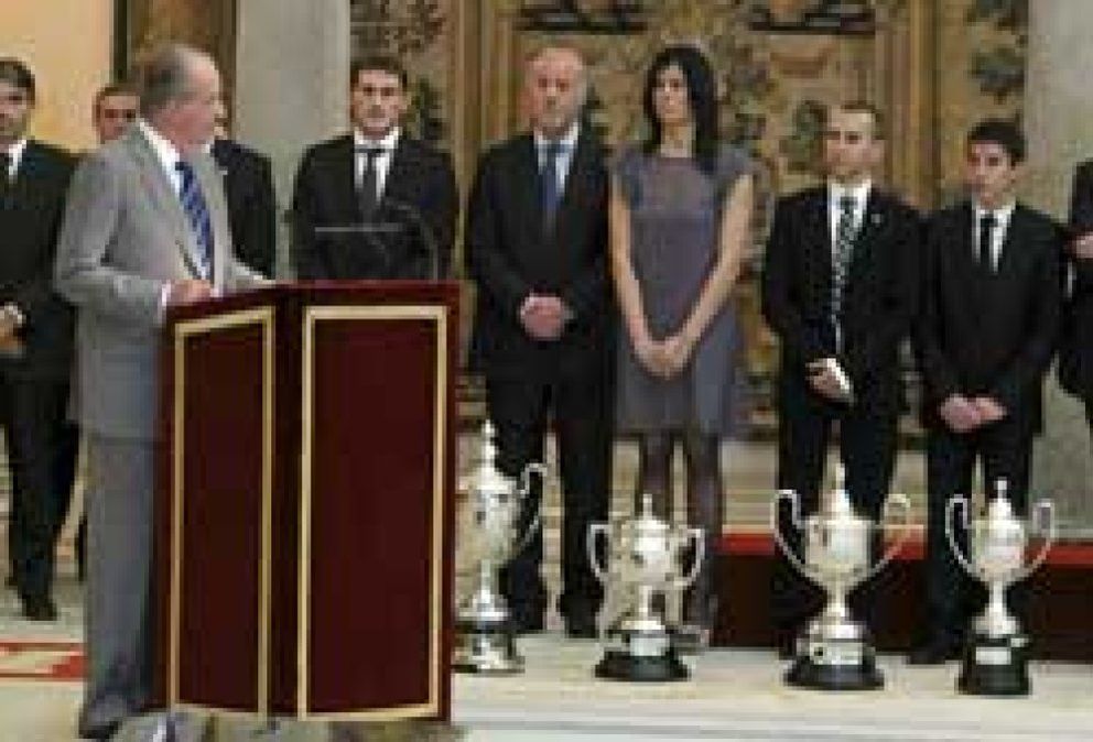 Foto: Don Juan Carlos: "El 2010 ha sido, sin duda, el año más brillante del deporte español"
