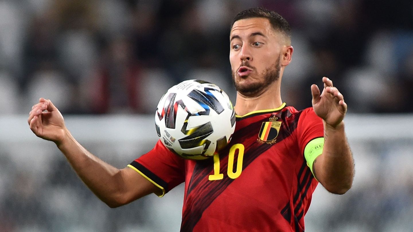 Hazard, en el partido frente a Francia. (Reuters)