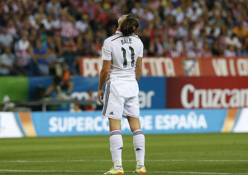 Foto: Gareth Bale en el choque del 22 de agosto en el Vicente Calderón.