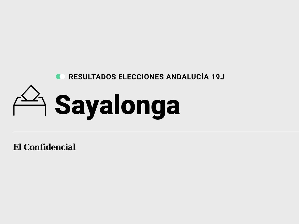 Foto: Resultados en Sayalonga, Málaga, de las elecciones de Andalucía 2022 este 19-J (C.C./Diseño EC)