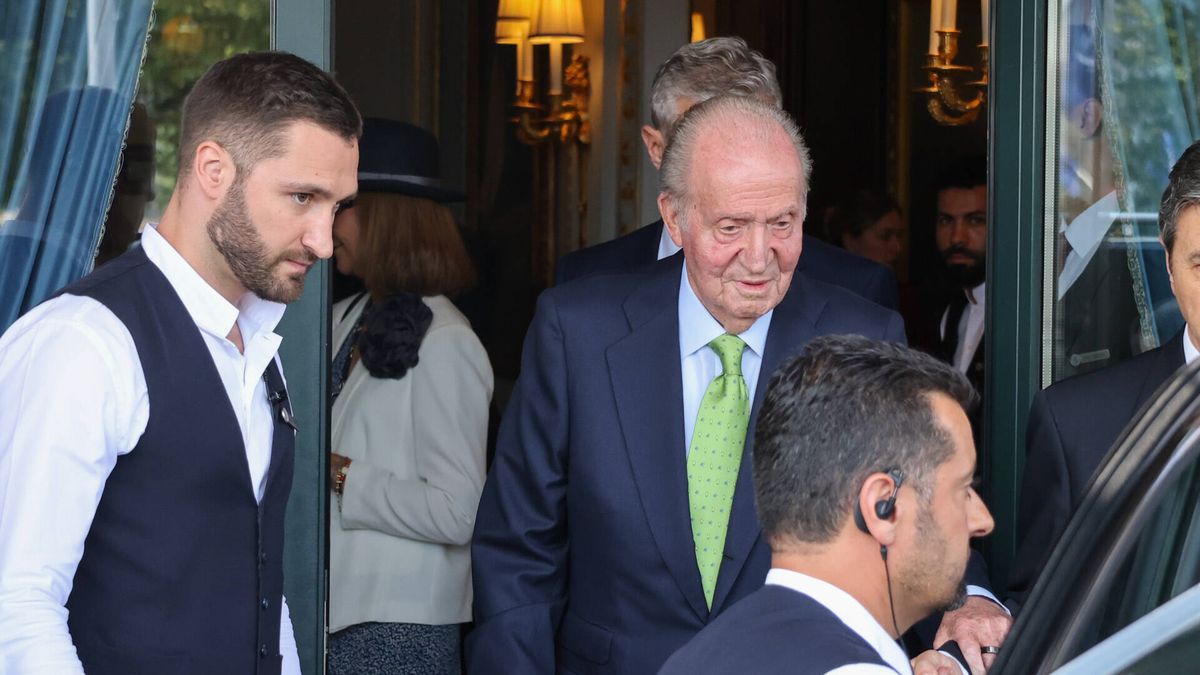 Don Juan Carlos, doña Sofía y Elena, en Ginebra y evitando la foto con Iñaki