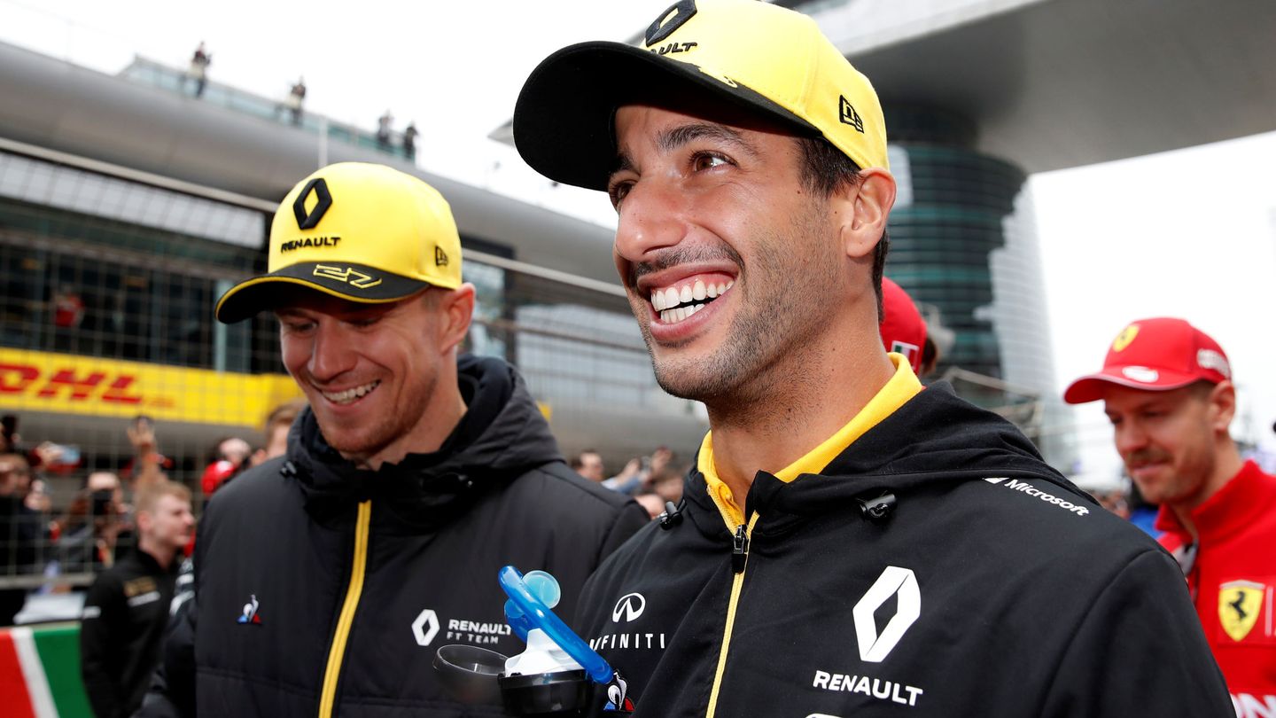 Hulkenberg y Ricciardo, una sólida pareja. (EFE)