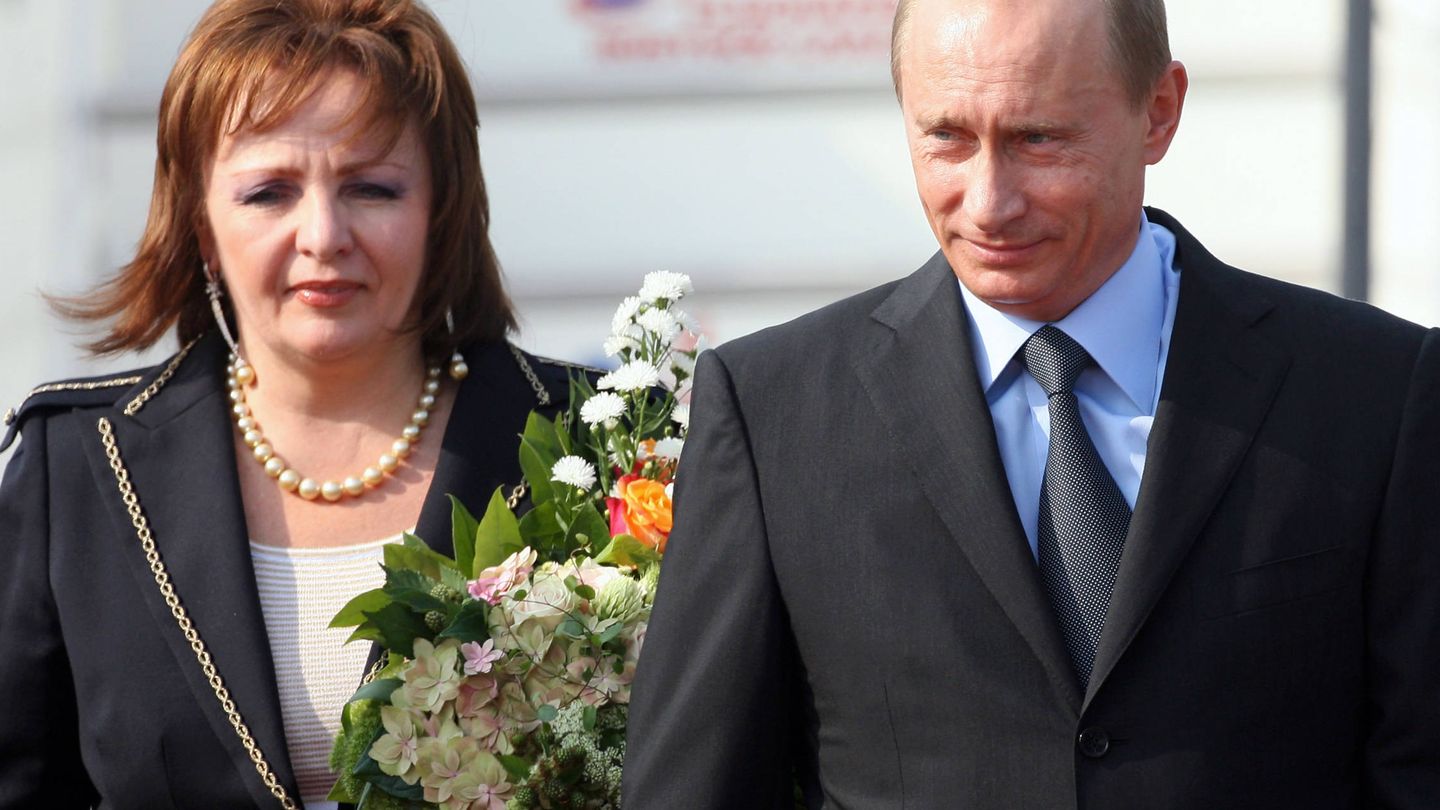  Putin y su exmujer Ludmila. (Getty)