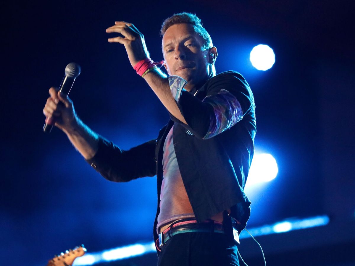Foto: Chris Martin, en el concierto de Coldplay en el Global Citizen festival de Nueva York. (EFE/Foley)