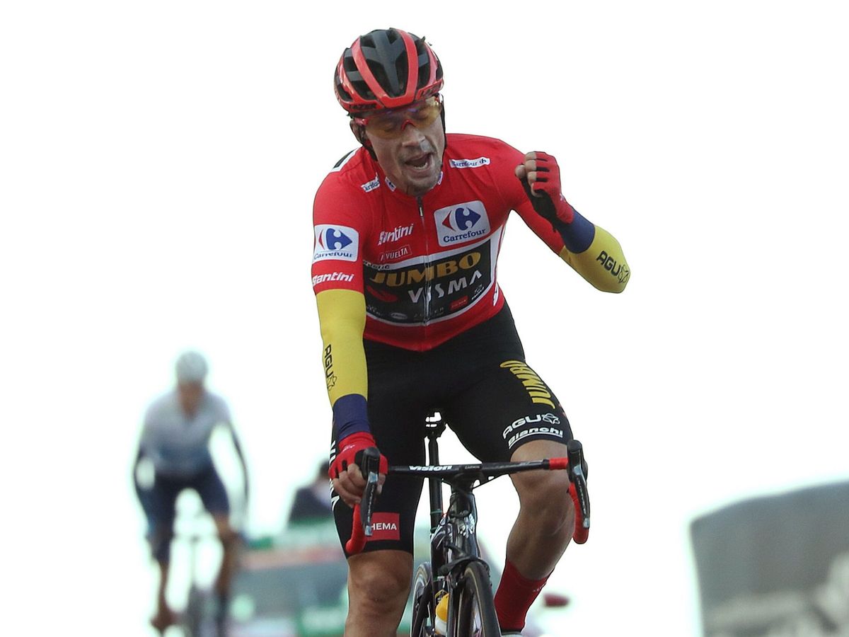 Foto: Roglic se proclamó campeón virtual de la Vuelta a España por segundo año consecutivo. (EFE)