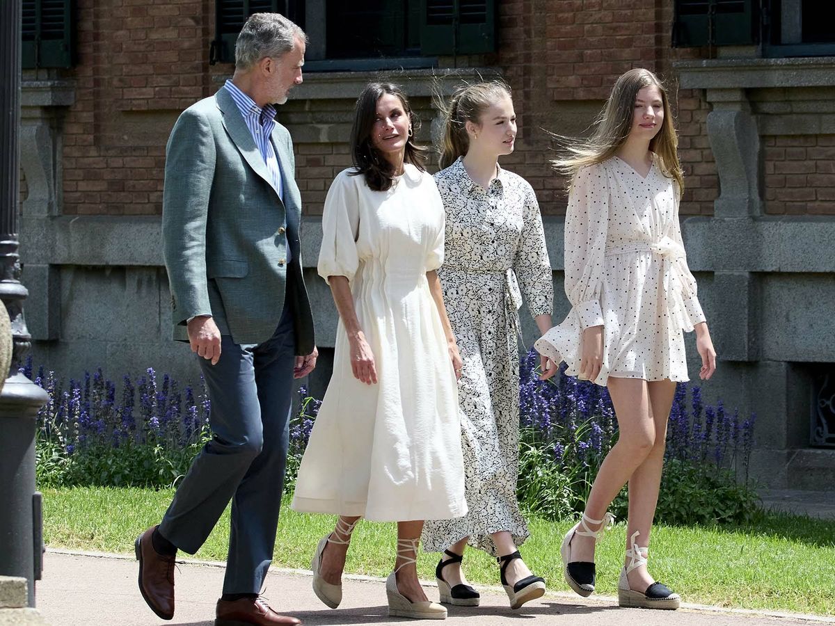 Foto: Los reyes Felipe y Letizia, la princesa Leonor y la infanta Sofía. (Getty)