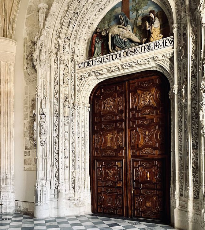 Portada de la Iglesia del Real Monasterio de Santa María de El Paular. Juan Guas. 1480.