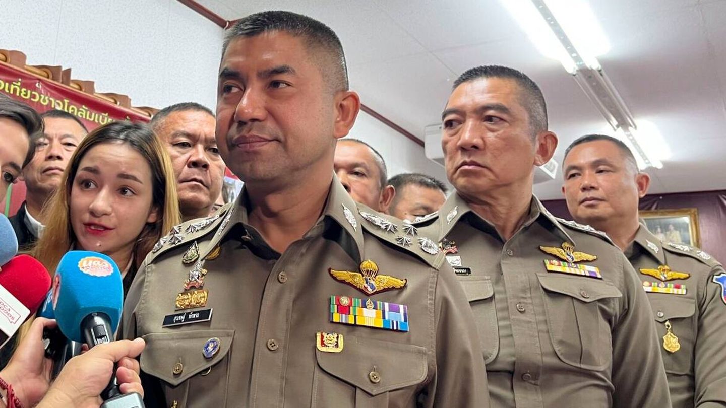 El subdirector de la policía tailandesa, Big Joke. (EFE/Somkeat Ruksaman)