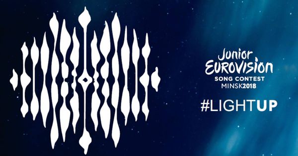 Foto: Eslogan e identidad gráfica del Festival de Eurovisión Junior de 2018. (BRTC)