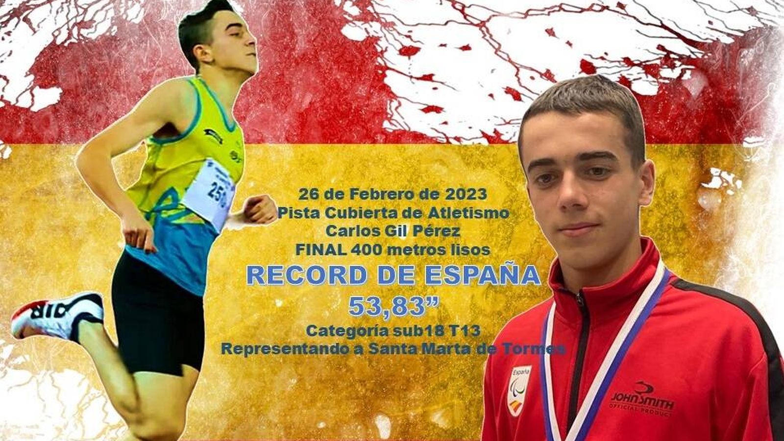 El récord logrado por Diego Ruiz. 