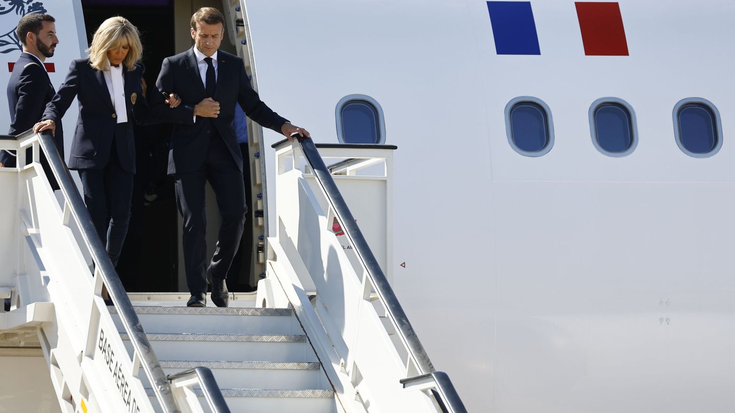El presidente de Francia, Emmanuel Macron. (EFE/Sergio Pérez/Pool)