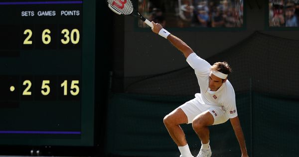Foto: Federer en Wimbledon.  (ReuterS)