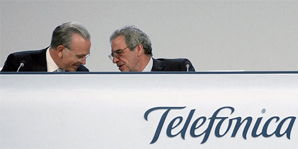 Foto: La cúpula de Telefónica recibe 82 millones de euros en stock options