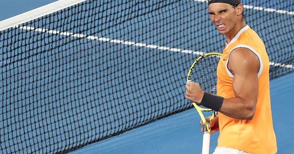 Foto: Rafa Nadal tras pasar a semifinales de Australia. (EFE)