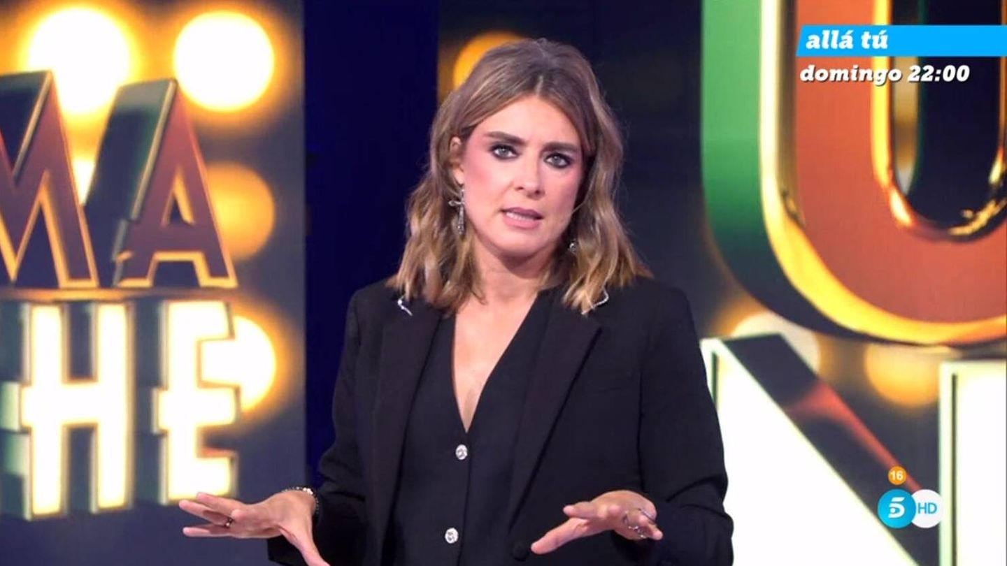 Sandra Barneda, presentadora de 'La última noche'. (Mediaset España)