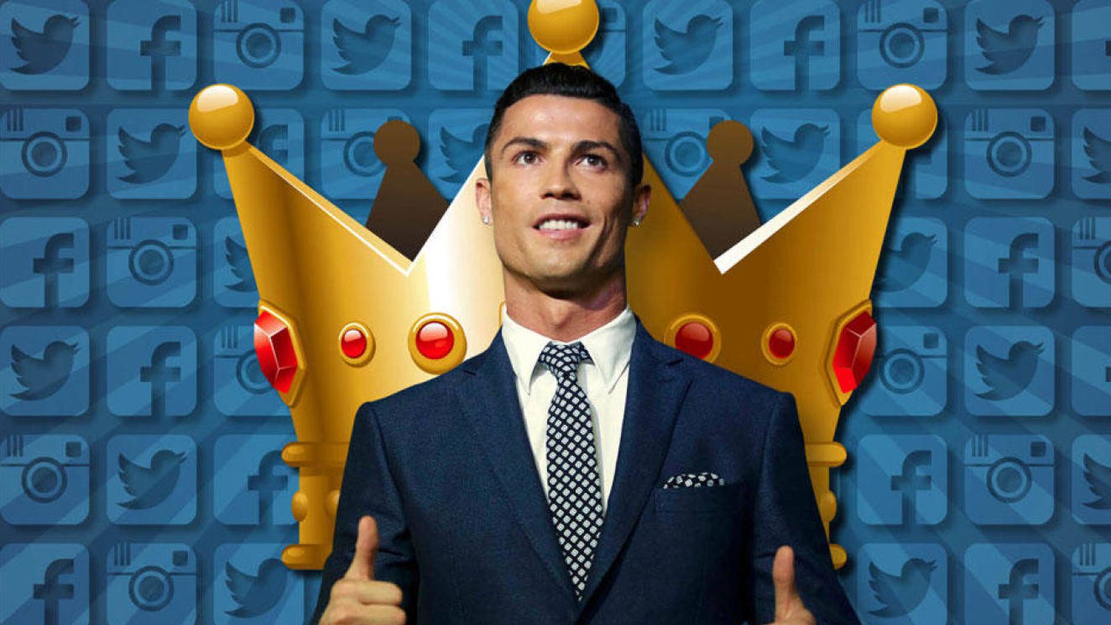 Foto: Cristiano Ronaldo en un fotomontaje realizado en Vanitatis. 