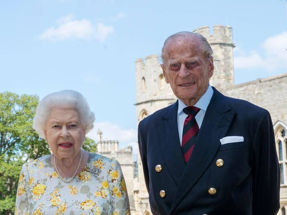 Foto: La reina Isabel y el duque de Edimburgo. (Buckingham Palace)