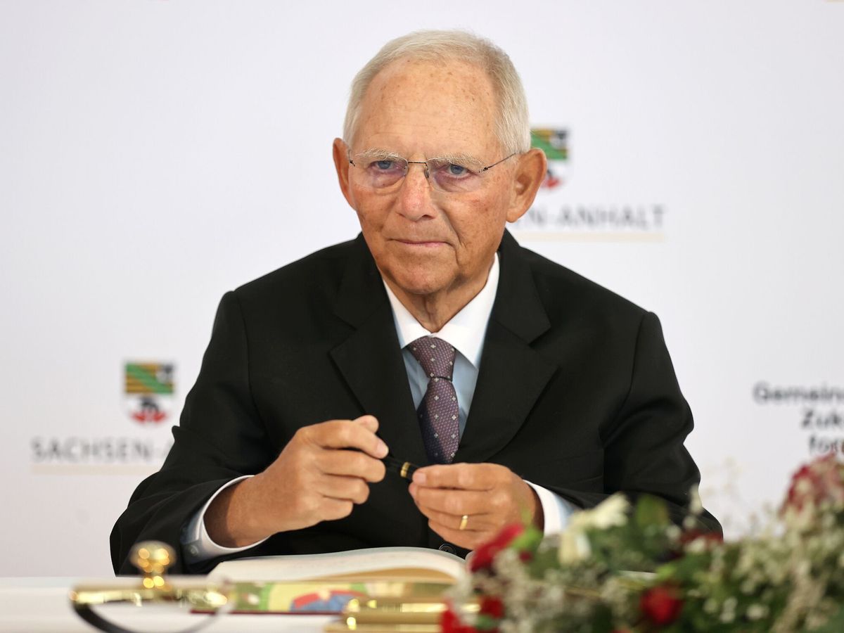 Foto: Wolfgang Schäuble, exministro alemán. (Reuters)