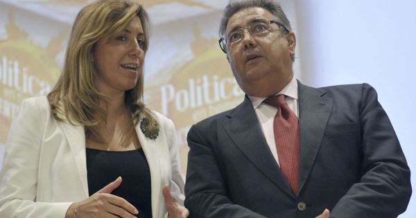 Foto: La presidenta de la Junta de Andalucia, Susana Díaz, y el ministro del Interior, Juan Ignacio Zoido. (EFE)
