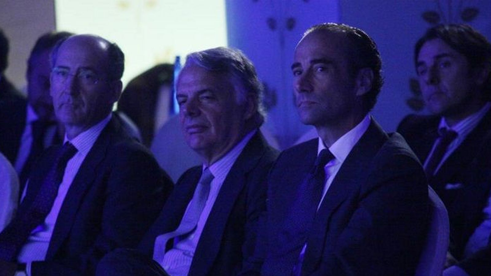 Foto: De iz. a drcha. Marco Colomer, presidente de Pryconsa; Ignacio Garralda, presidente de Mutua y Donato González-Sánchez, presidente de SG España. 